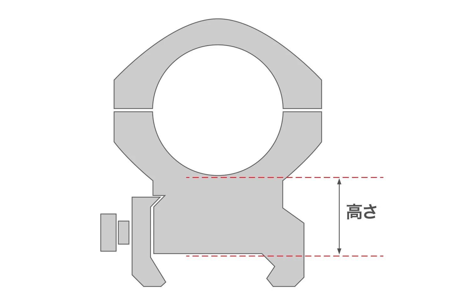 Double Nut Mount Low | 30mm SERIES | ノーベルアームズ ｜NOVEL ARMS