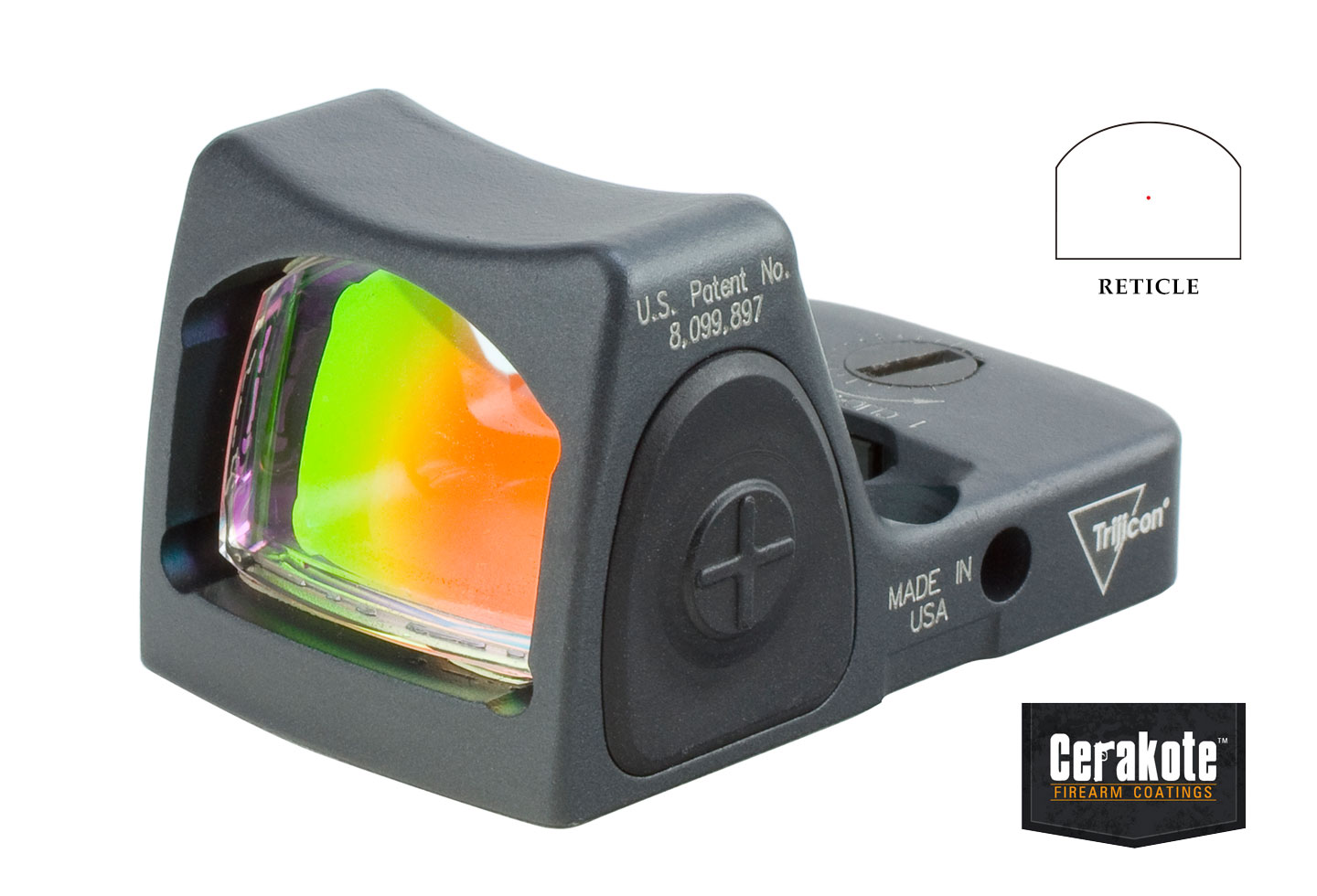 RMR Type 2 Adjustable LED Reflex Sight Cerakote Sniper Gray　
