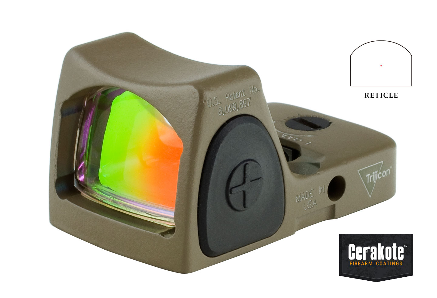 RMR Type 2 Adjustable LED Reflex Sight Cerakote FDE