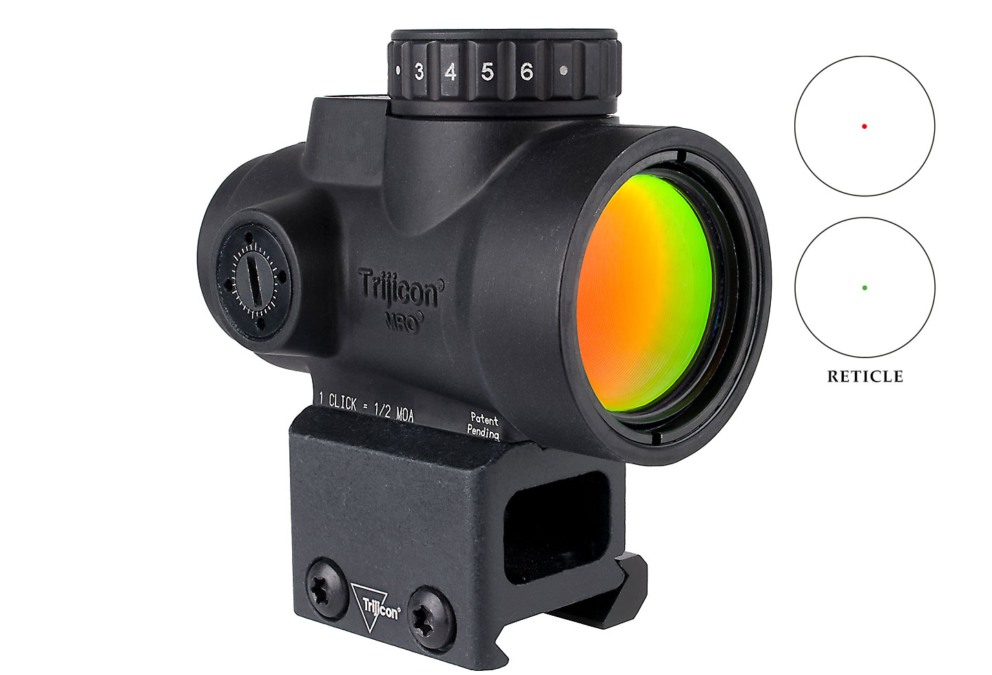 MRO SD 1×25 Dot Sight Lower 1/3 Co-Witness Mount