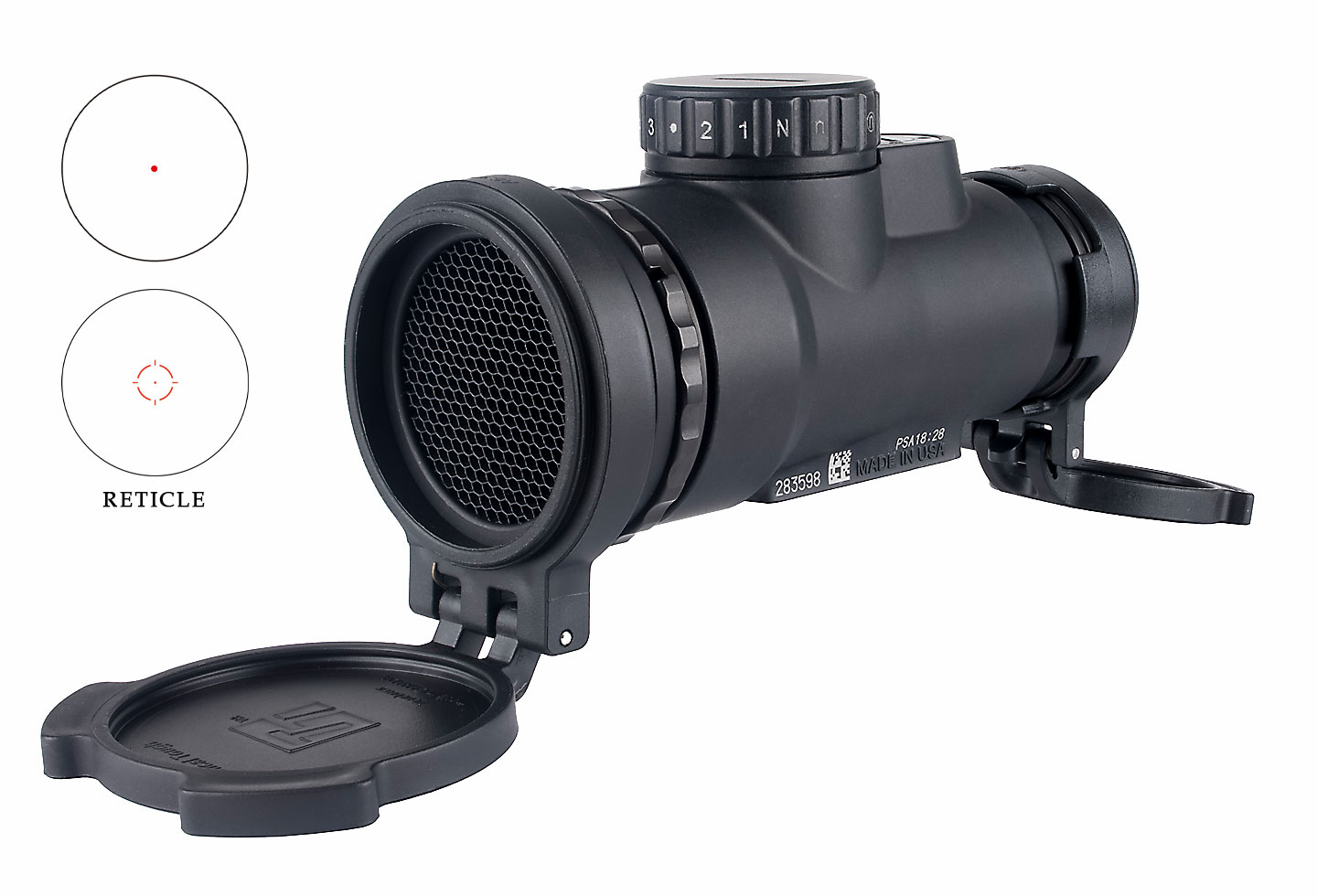 MRO HD Patrol 1×25 Red Dot Sight Adjustable LED 68 MOA Reticle w/ 2.0 MOA Red Dot, No Mount
