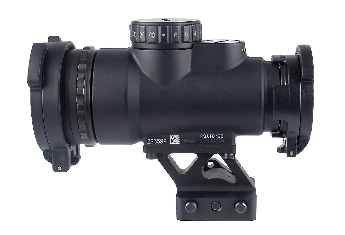 MRO HD Patrol 1×25 Red Dot Sight Adjustable LED 68 MOA Reticle w/ 2.0 MOA Red Dot; 1/3 Co-Witness Quick Release Mount with Q-LOC Technology